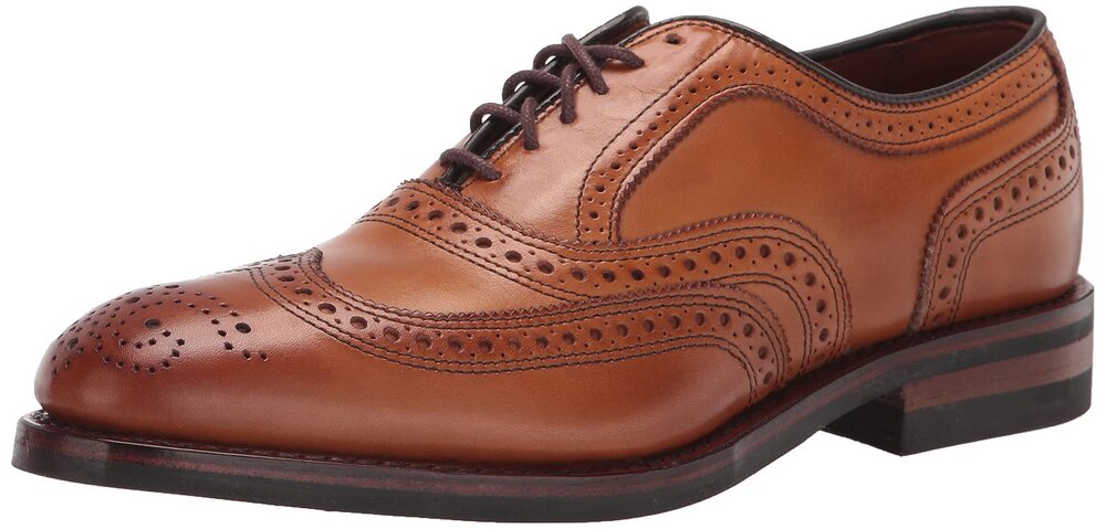 ALLEN EDMONDS MENS MCALLISTER OXFORDS SHOES, WALNUT, 9.5 US